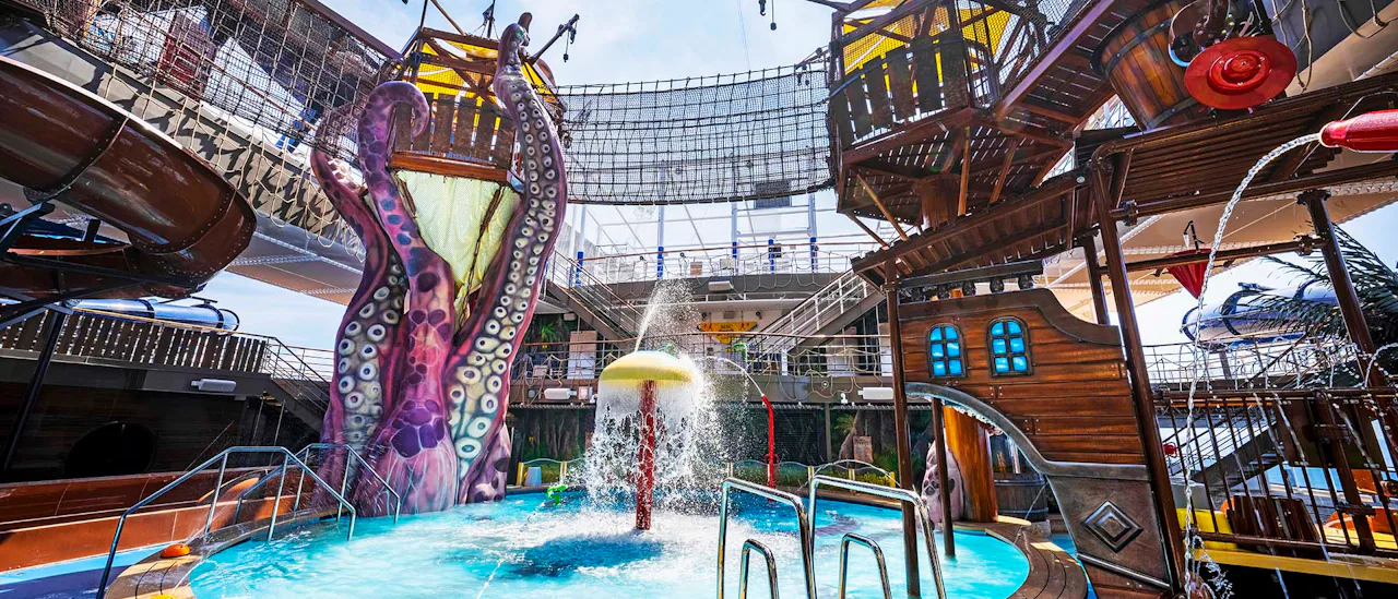 Pirates Cove Aquapark har ett imponerande utbud av roliga spännande aktiviteter för hela familjen