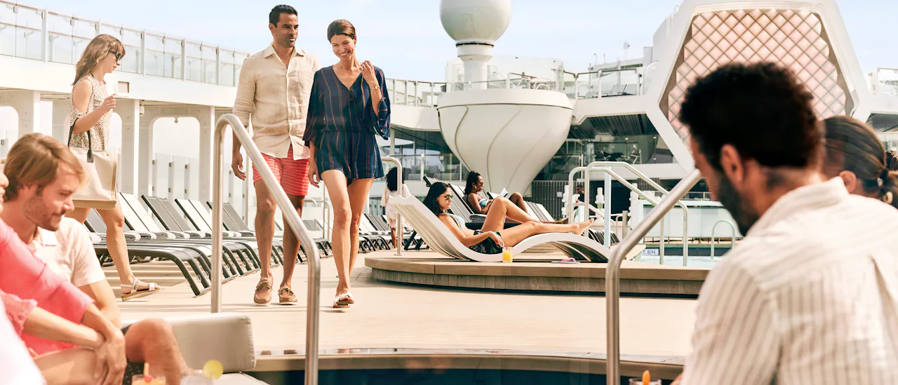På Resort Deck finns en av de mest populära platserna – Solarium endast för vuxna