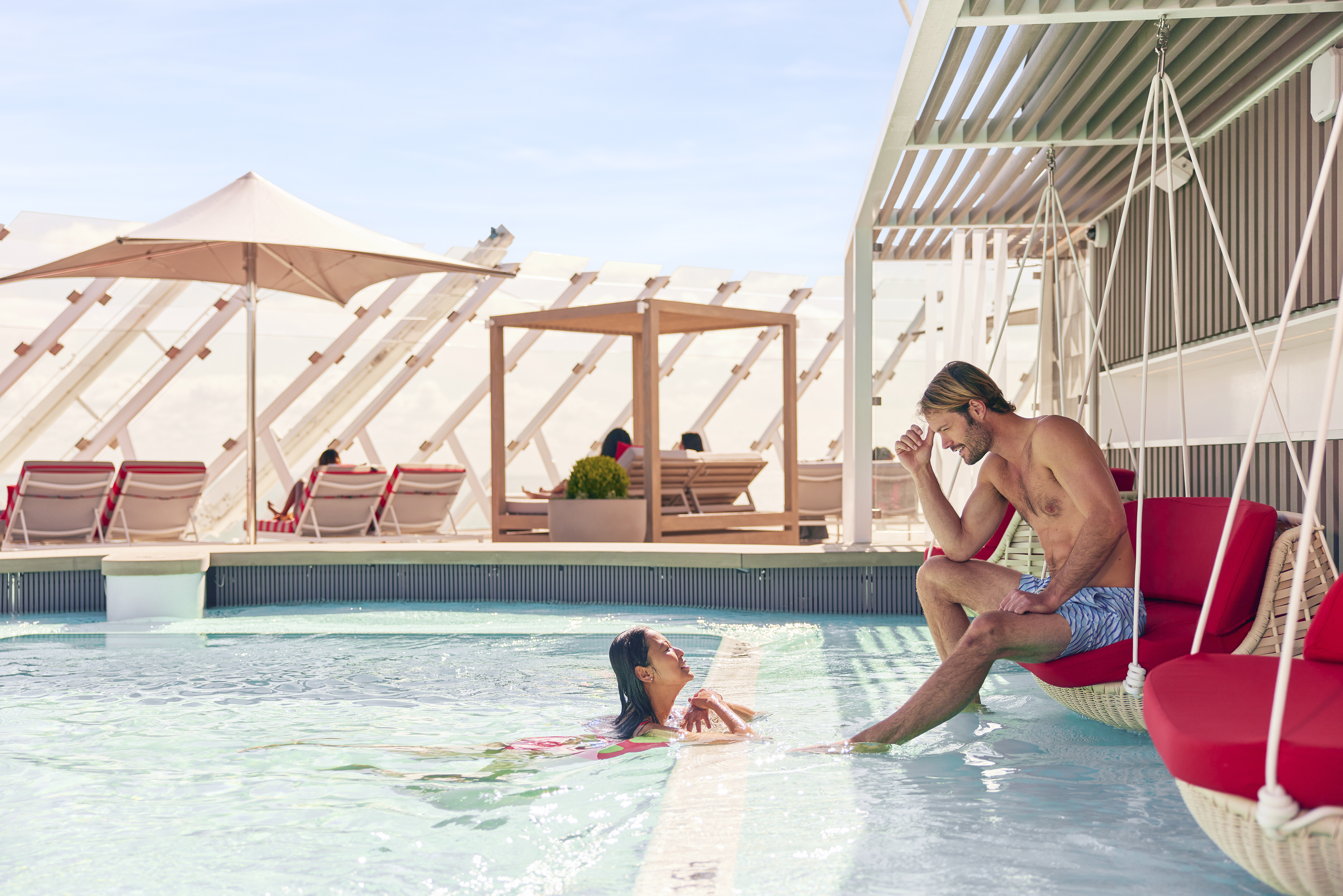 Retreat, ett exklusivt resortområde inom resorten för svitgäster