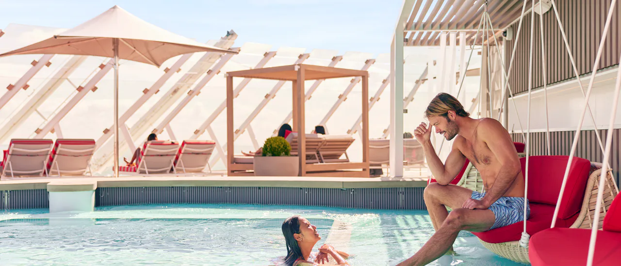 Retreat, ett exklusivt resortområde inom resorten för svitgäster