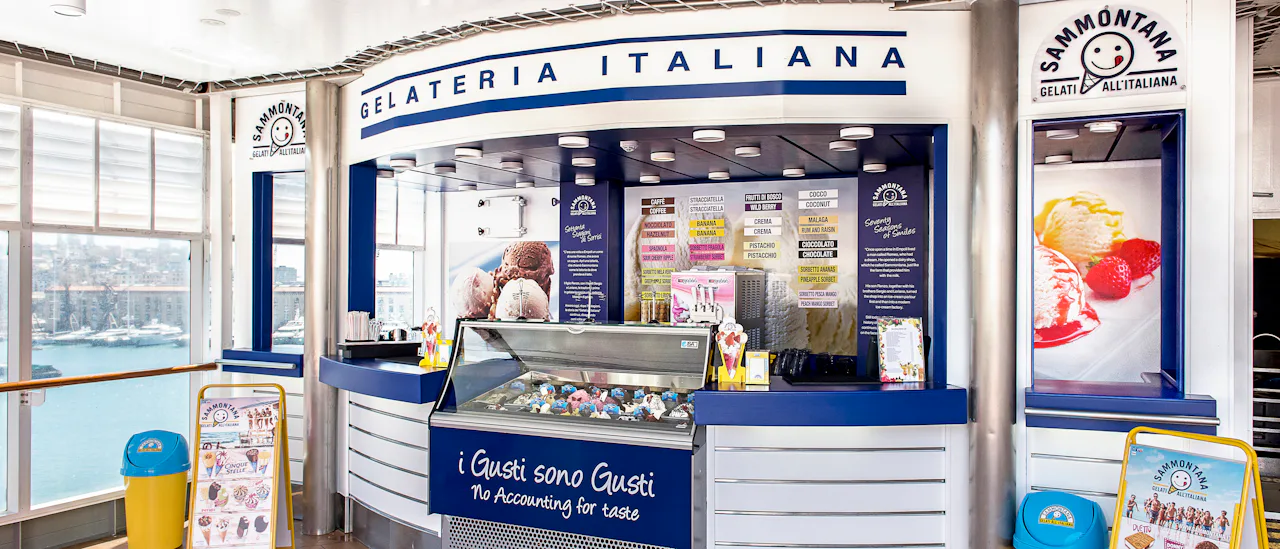 Äkta italiensk gelato
