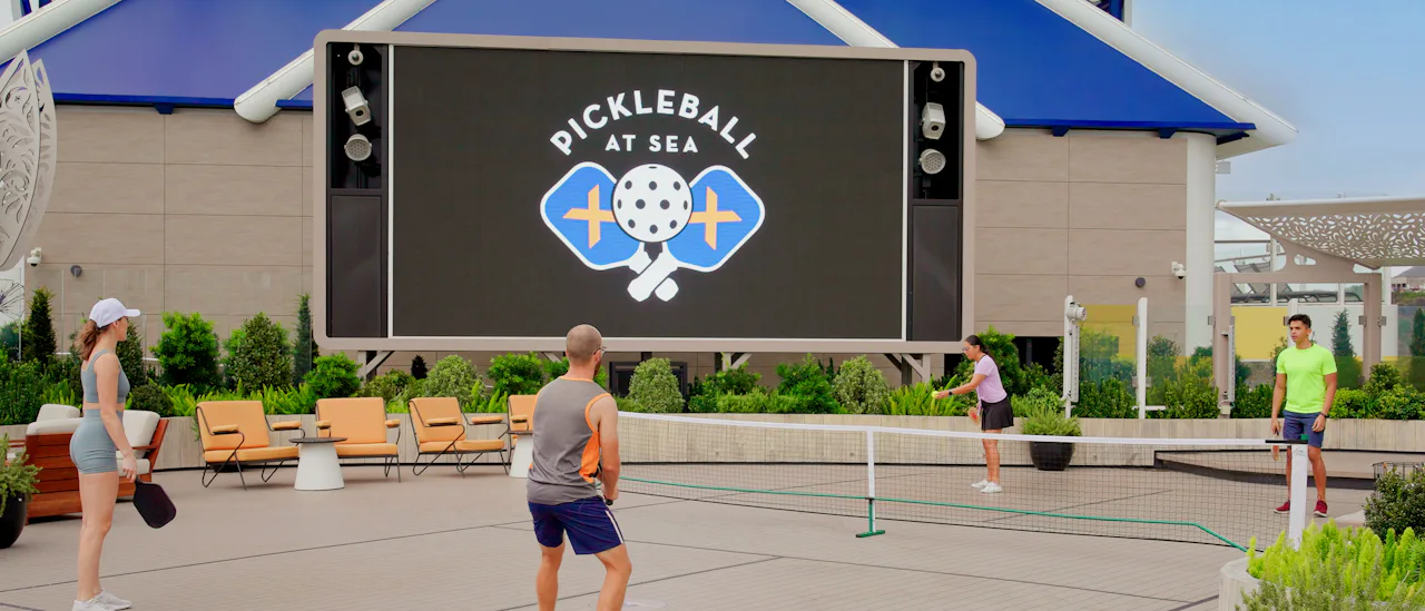 Pickleball till havs