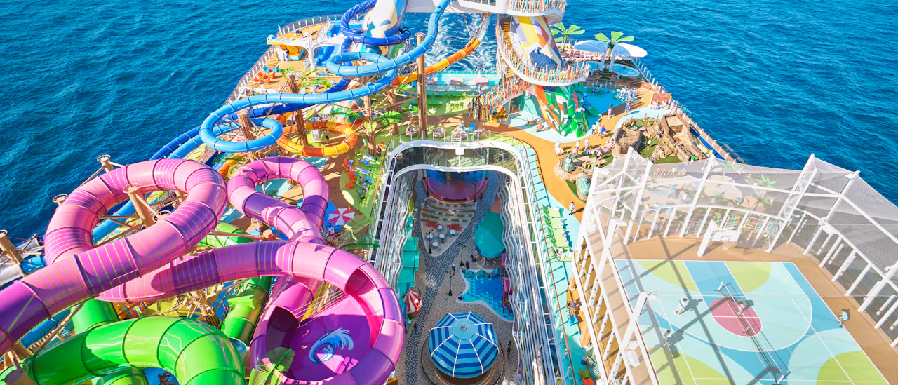På Thrill Island ombord på Icon of the Seas väntar adrenalinfyllda äventyr!