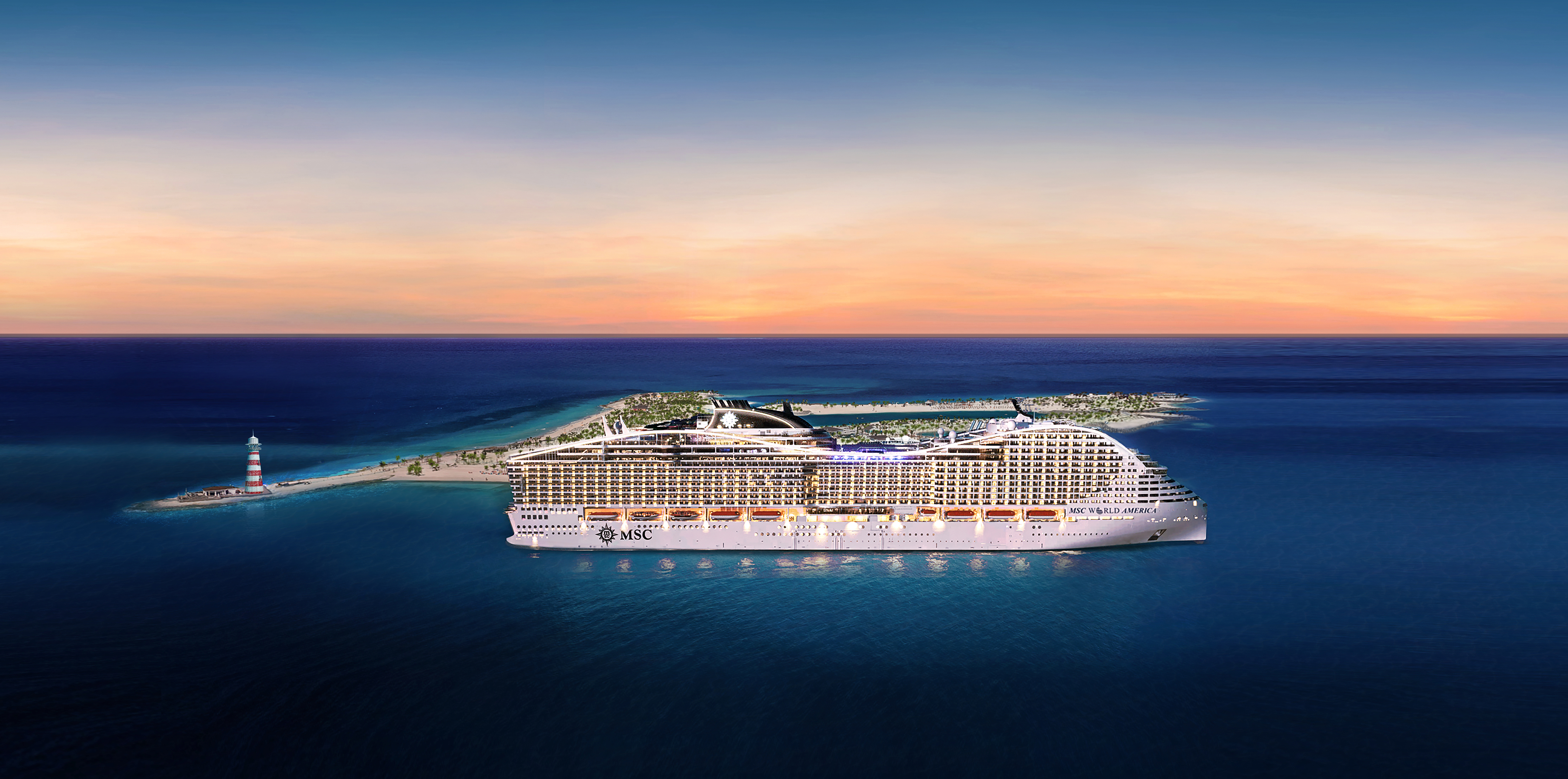 MSC World America, Karibien